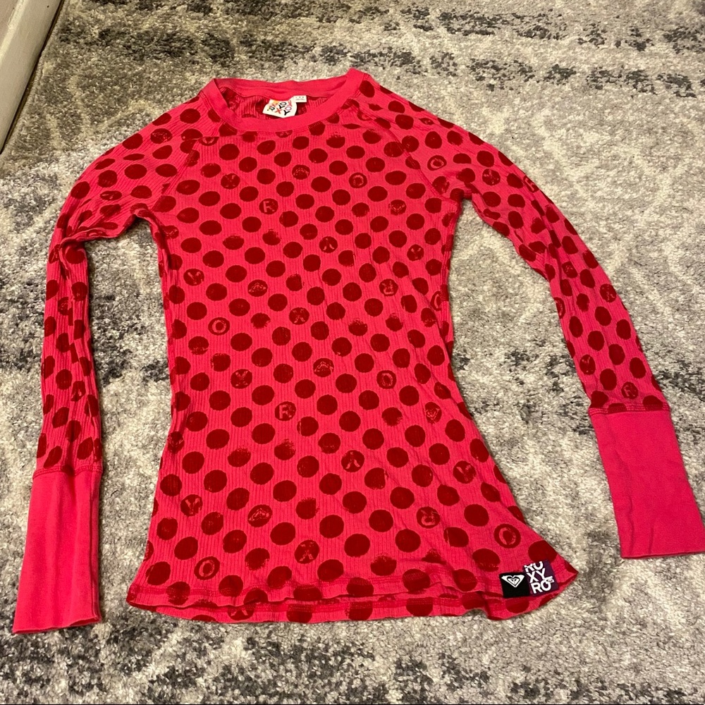 NWOT ROXY Ribbed Long Sleeve Top